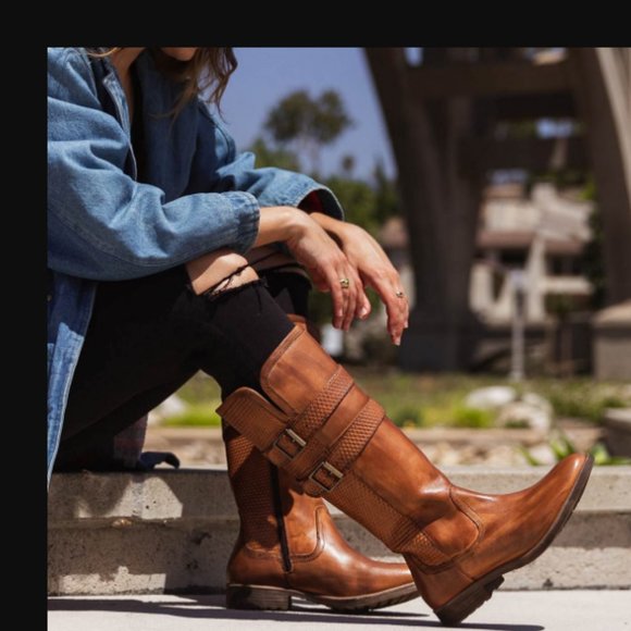 BRAND NEW- Cgnac Handcrafted Tall Riding Boot with full zip for easy on/off 9.5 - Picture 6 of 6